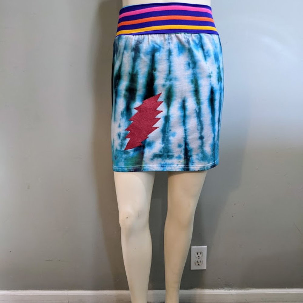 Grateful Dead Skirt for Women or Girls - Picture 4 of 6